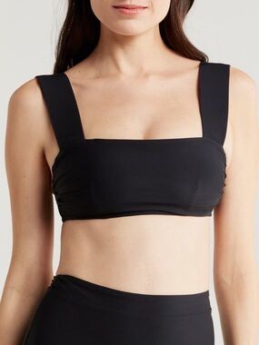 🆕 FP X BONDI BORN Elle Square Neck Bikini Top in Black